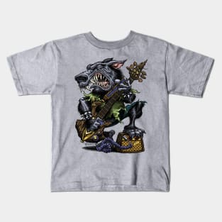 Wolfin' It Down Kids T-Shirt